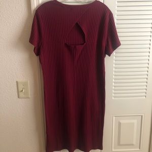 Plus size body con dress